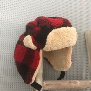 Boys Wool Winter Hat in Plaid